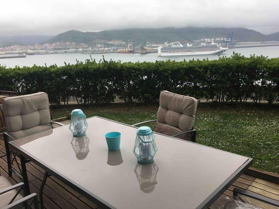 Апартаменти Flat With 160 M Of Garden, Sea Views Bilbao-Гечо Екстер'єр фото